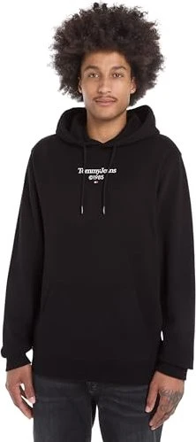 Tommy Hilfiger Regular Fit mit Rückenlogo Hoodie schwarz (Herren)