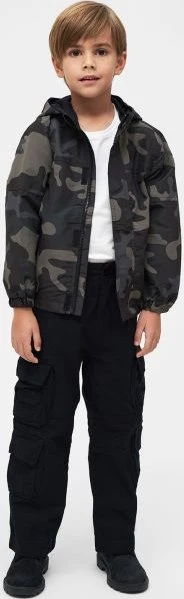 Brandit Windbreaker Summer Frontzip Jacke darkcamo (Junior)