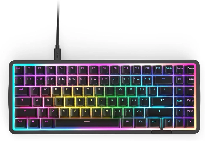 NZXT Function Elite MiniTKL, matt schwarz, LEDs RGB, hot-swap, NZXT Magnetic, USB, DE