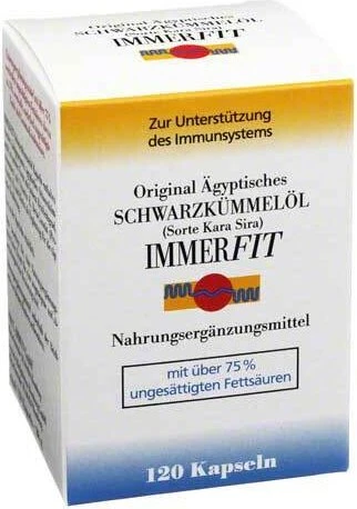 Dr. Theiss Schwarzkümmelöl Immerfit Kapseln, 120 Stück