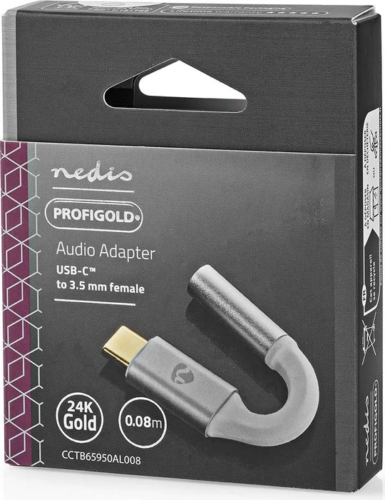 Nedis USB-C auf 3.5mm-Klinke Audio Adapter