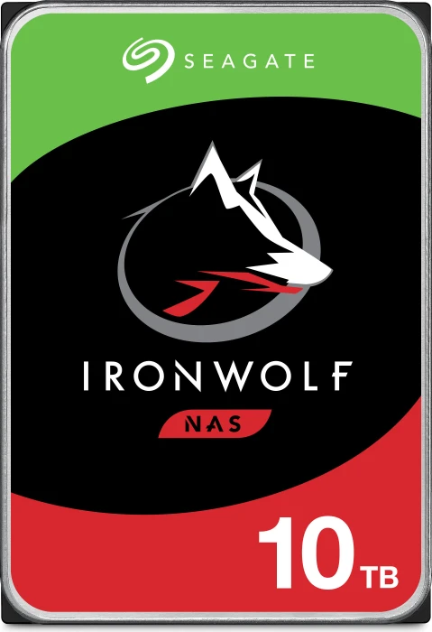 Seagate IronWolf NAS HDD +Rescue 10TB, 24/7, 512e / 3.5" / SATA 6Gb/s