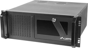 Lanberg Servergehäuse 450/08, schwarz, 4HE, ATX