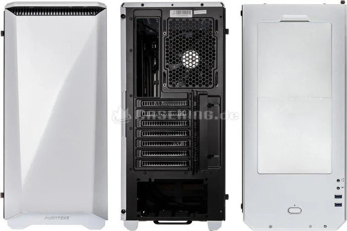 Phanteks Eclipse P400S Tempered Glass Edition weiß, Glasfenster, schallgedämmt