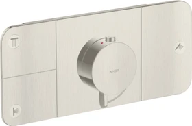 Hansgrohe Axor One Thermostat mit 3 Ventilen edelstahloptik