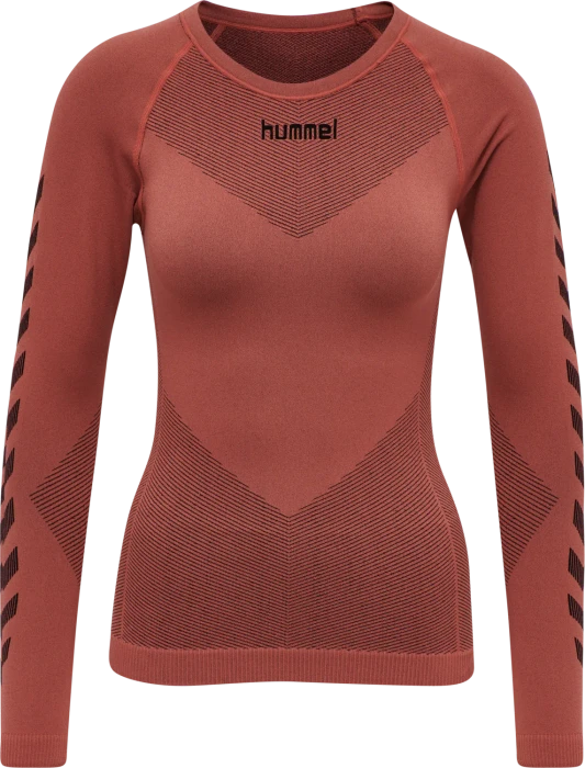 hummel Seamless First Jersey Funktionsshirt langarm marsala (Damen)