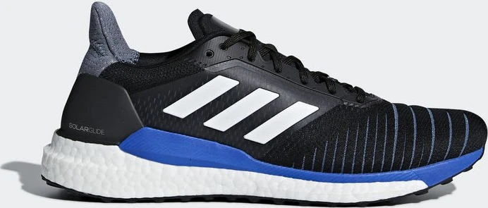 adidas Solar Glide core black/ftwr white/shock lime (Herren)