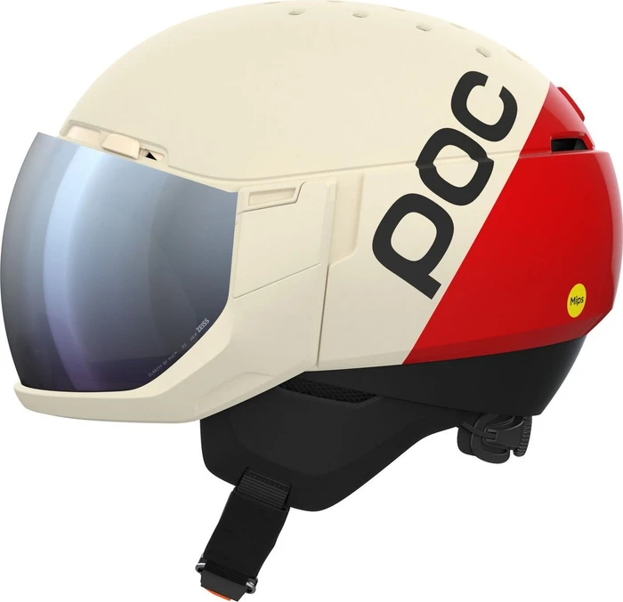 POC Levator MIPS Helm rouge/blanc