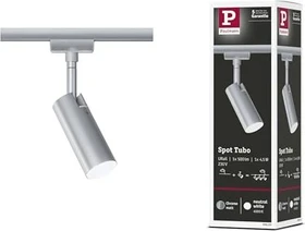 Paulmann URail Tubo Schienensystem LED Spot 4.5W chrom matt, 1 Stück