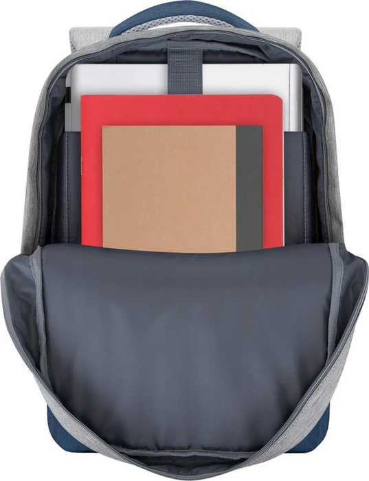 RivaCase 7562 Prater anti-theft Laptop Rucksack 15.6", grau/dunkelblau