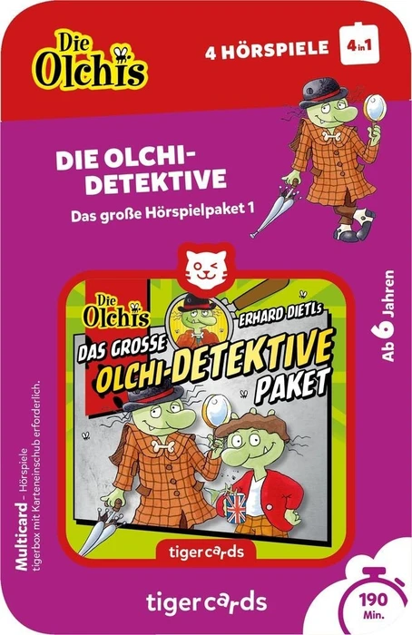 Tiger Media Tigercard Die Olchi-Detektive Das große Hörspielpaket 1