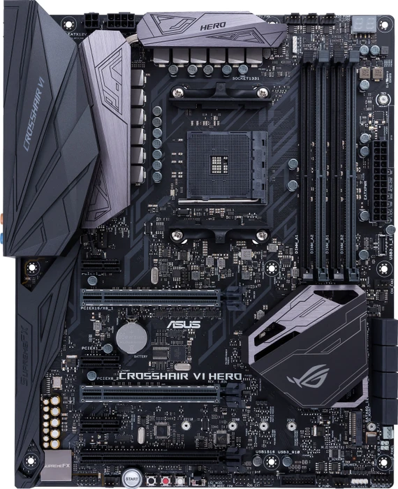 ASUS ROG Crosshair VI Hero (AMD AM4)
