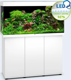 Juwel Rio 350 LED Aquarium-Set mit Unterschrank, weiß/weiß, 350l