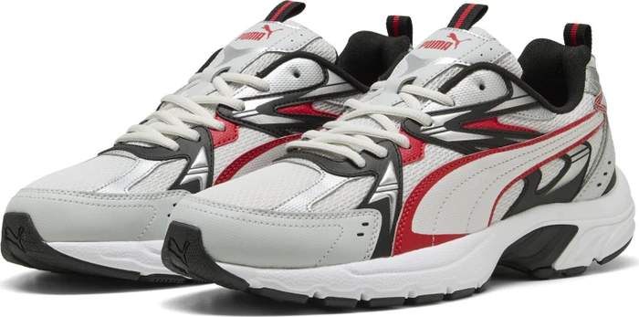 Puma Milenio Tech cool light gray/for all time red/puma silver