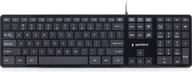 Gembird Chocolate Keyboard, schwarz, USB, US (KB-MCH-02)