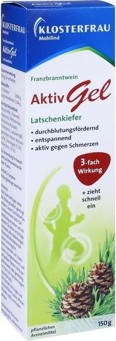 Klosterfrau Franzbranntwein Aktiv Gel Latschenkiefer, 150g
