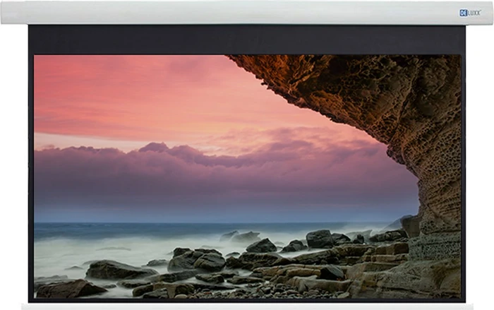 Deluxx Cinema 4K Fibre Motorleinwand 203x114cm