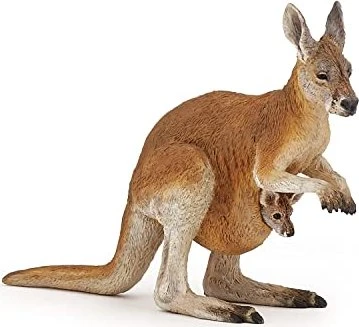 Papo Wildtiere der Welt - Känguru mit Baby