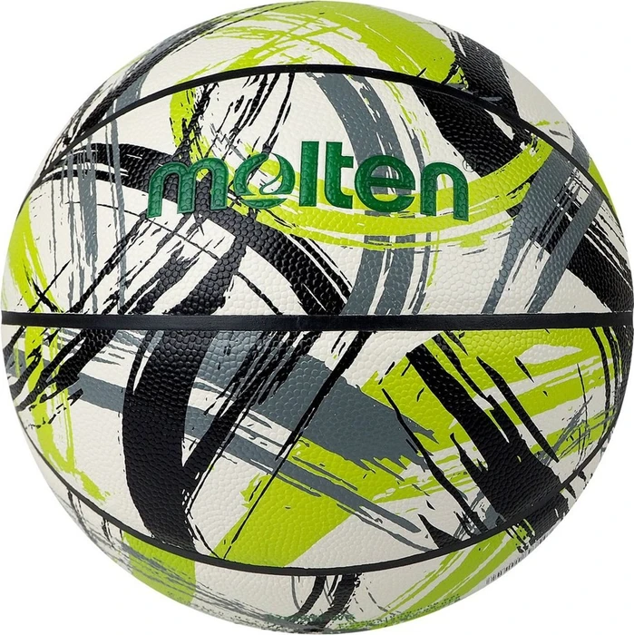 Molten B7F3501-WG Basketball weiß/grau/gelb/schwarz