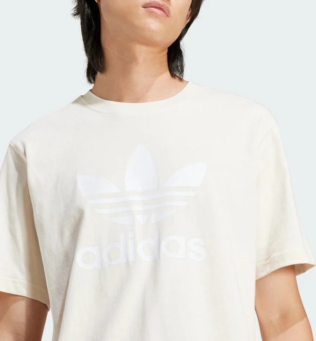 adidas Adicolor Trefoil T-Shirt kurzarm wonder white (Herren)