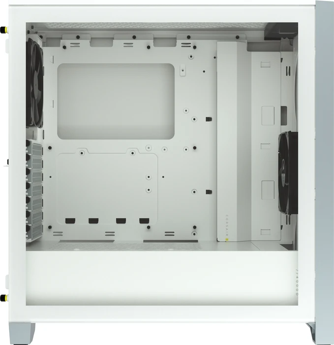 Corsair 4000D Airflow, weiß, Glasfenster