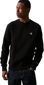 Calvin Klein Fleece Baumwoll-Mix Sweatshirt schwarz (Herren)