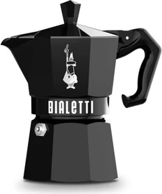 Bialetti Exclusive Moka Express 3 Tassen Espressokanne schwarz