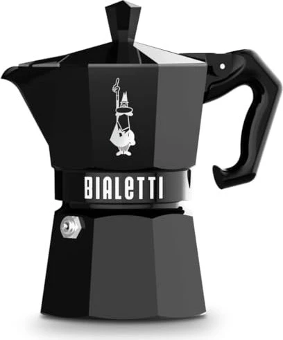 Bialetti Exclusive Moka Express 3 Tassen Espressokanne schwarz