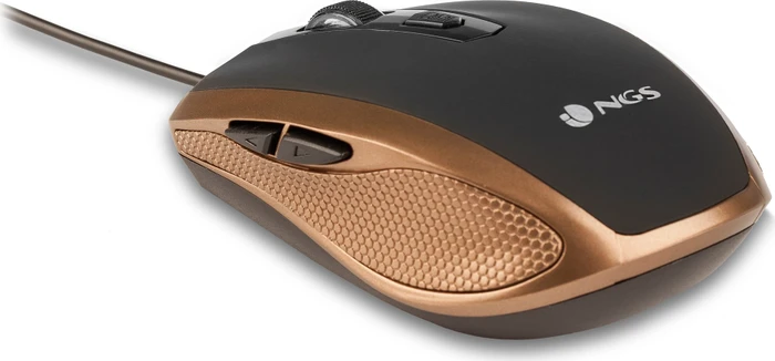 NGS Tick Wired Mouse gold, USB
