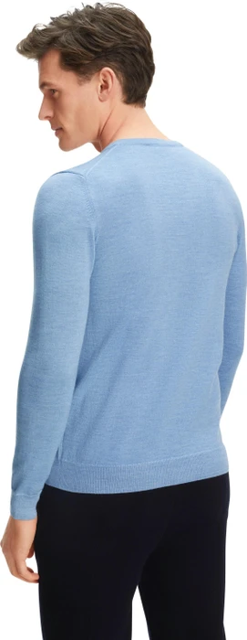 Falke Basic Apparel V-Ausschnitt Pullover azur mel. (Herren)