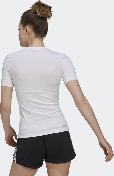 adidas Techfit Training Kompressionsshirt kurzarm weiß/schwarz (Damen)