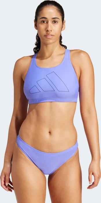 adidas Big Bars Bikini-Oberteil cobalt blue/dark blue (Damen)