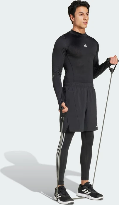 adidas TECHFIT Compression Training 3-Streifen Hose lang black (Herren)