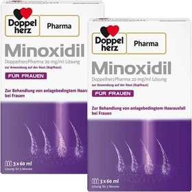 Doppelherz Minoxidil 20mg/ml für Frauen Lösung, 360ml (2x 180ml)