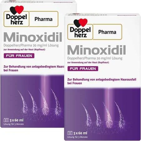 Doppelherz Minoxidil 20mg/ml für Frauen Lösung, 360ml (2x 180ml)