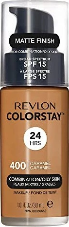 Revlon ColorStay Longwear Makeup For Combination/Oily Skin 400 caramel LSF15, 30ml