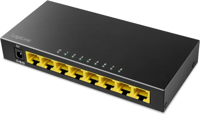 LogiLink NS200 Desktop Gigabit Switch, 8x RJ-45
