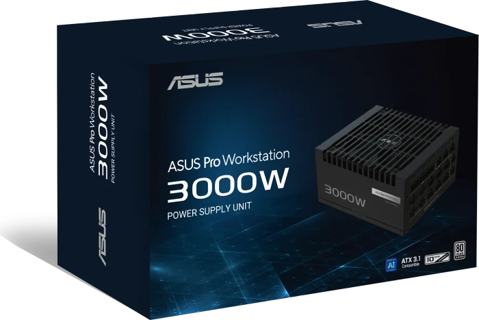 ASUS Pro WS Platinum, ASUS-PRO-WS-3000P, 3000W, ATX 3.1