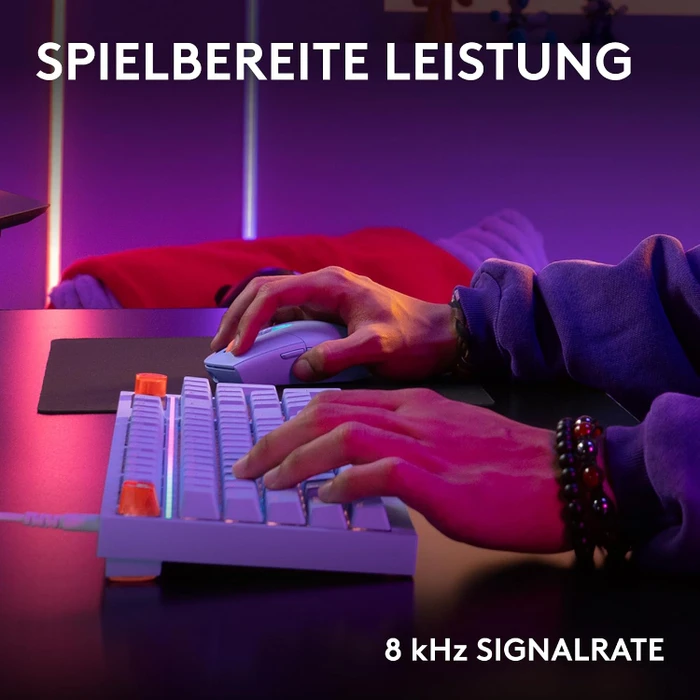Logitech G316 X 98, Lilac, violett, Tactile Switch, USB, FR