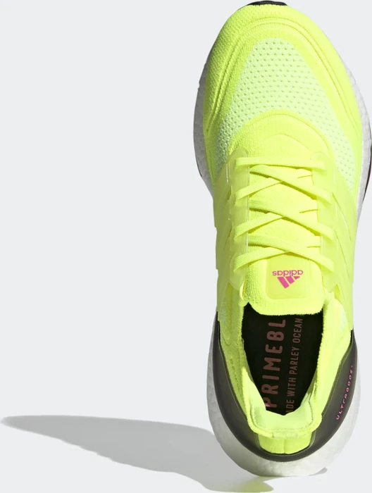 adidas Ultraboost 21 solar yellow/cloud white/screaming pink (Herren)