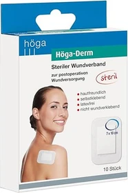 Höga Derm Steril, 7 x 10cm, 10 Stück