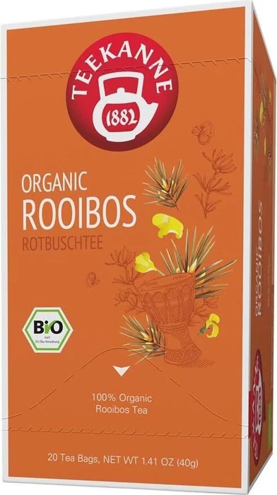Teekanne Südafrikanischer Rooibos Tee Beutel, 20 Stück