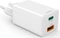 Hama GaN Schnellladegerät, USB-C/USB-A, 1x USB-C + 1x USB-A, 45W, weiß Vorschaubild