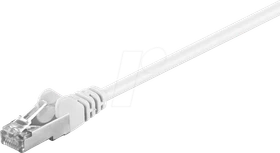goobay Patchkabel, Cat5e, F/UTP, RJ-45/RJ-45, 25m, weiß