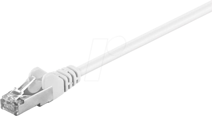 goobay Patchkabel, Cat5e, F/UTP, RJ-45/RJ-45, 25m, weiß