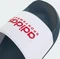 adidas Shower Adilette cloud white/better scarlet/team navy blue 2 Vorschaubild