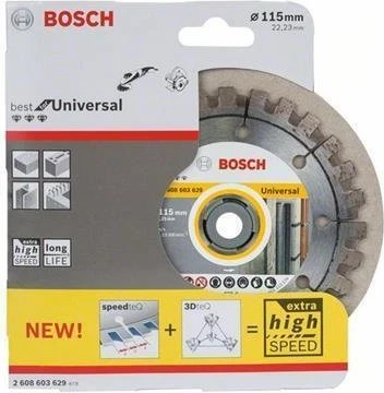 Bosch Professional Best for Universal Diamanttrennscheibe, 115x2.2x22.23mm, 1 Stück