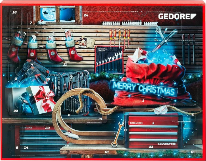 Gedore red R33003044 Werkzeug Adventskalender 2023