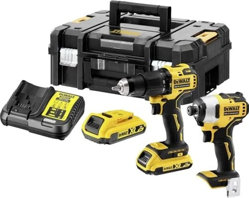 DeWalt DCK2062D2T Kombopack Akku-Maschinenset inkl. Koffer + 2 Akkus 2.0Ah