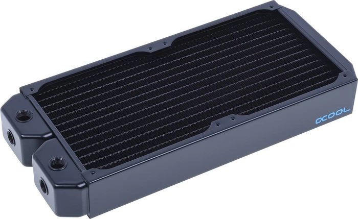 Alphacool Eissturm Hurricane Copper 45 2x140mm Komplettset